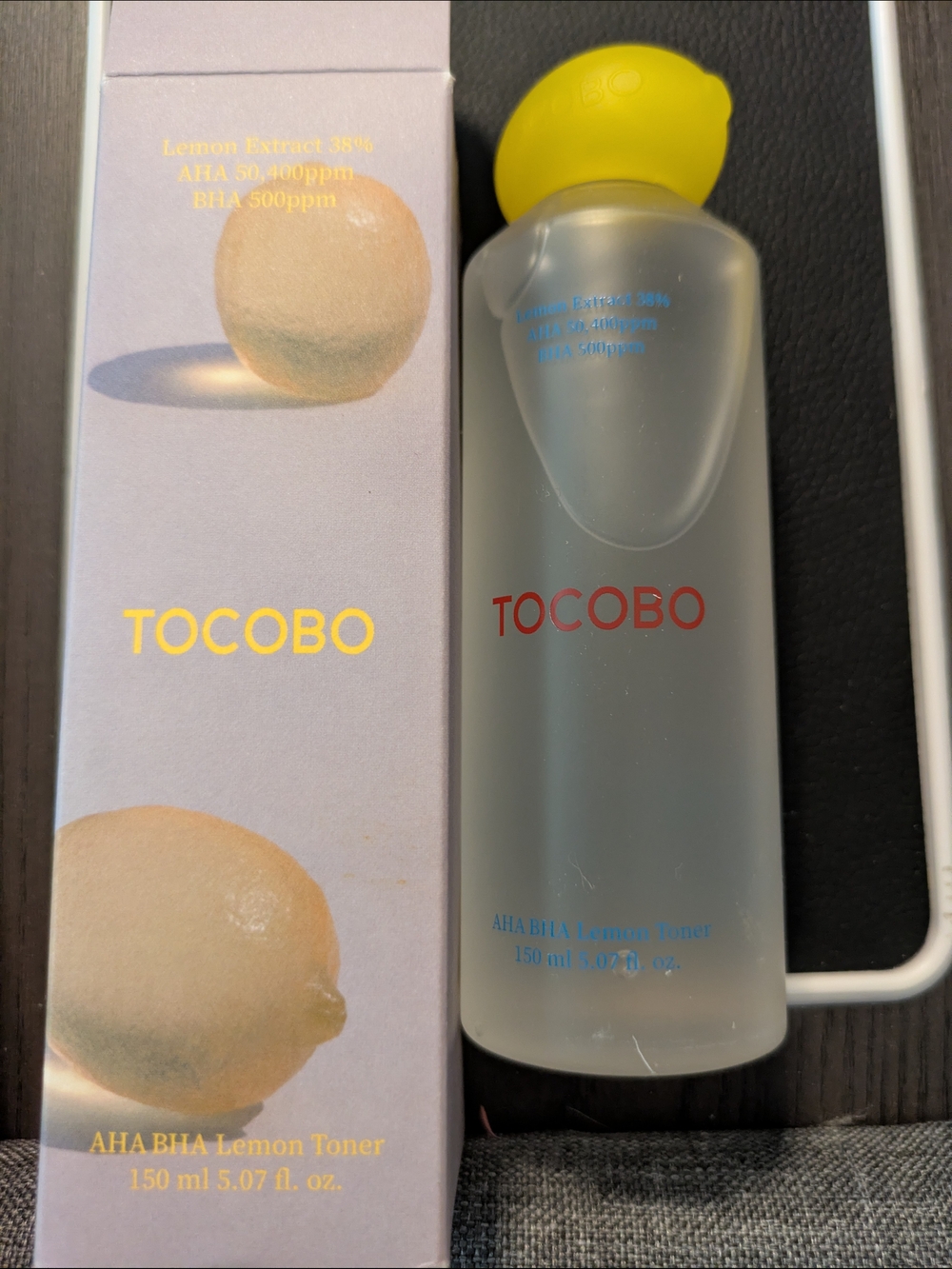 Tocobo AHA BHA Lemon Toner — Yellow